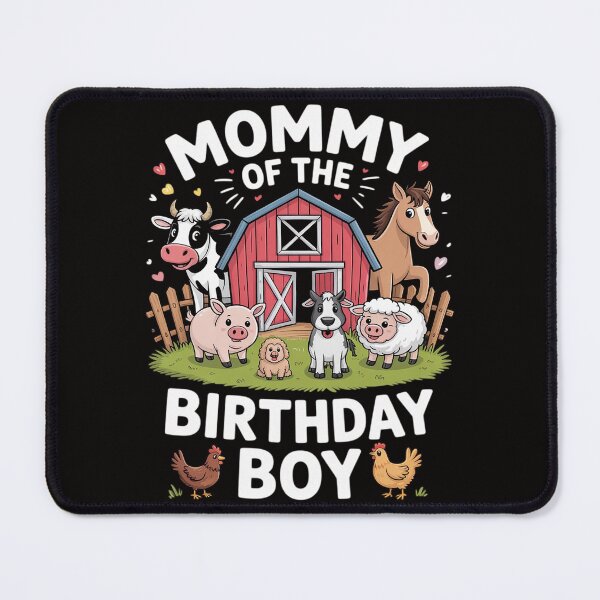 Item preview, Mommy Of The Birthday Boy Farm Animals Matching Farm Theme designed and sold by BotboutiquePre.