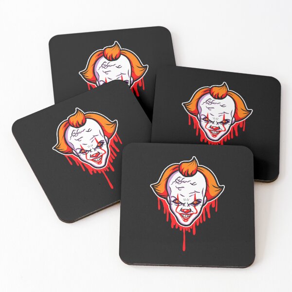 Item preview, Pennywise Blood Face Clown designed and sold by Blck-Acid-Devil.