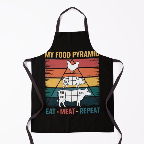 Item preview, Meat Lovers MY FOOD PYRAMID EAT MEAT REPEAT designed and sold by BotboutiquePre.