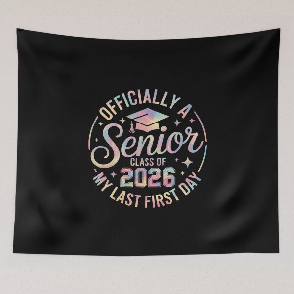 Item preview, Officially A Senior 2026 My Last First Day Class Of 2026  designed and sold by MathisBellanger.