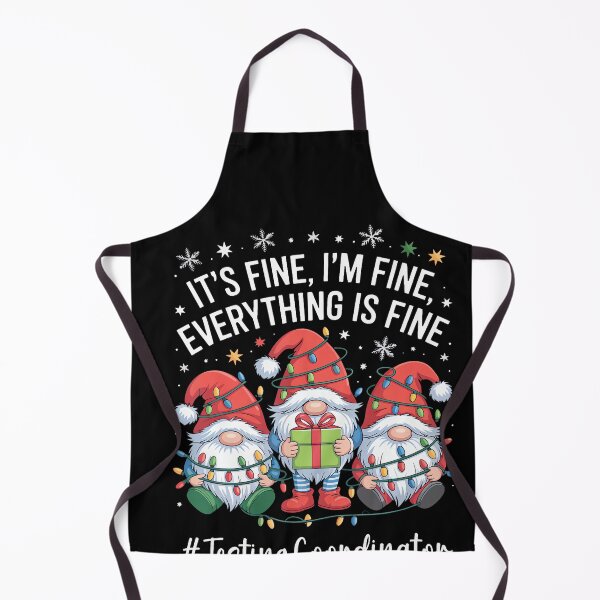 Item preview, Testing Coordinator Gnome Everything Is Fine Funny Christmas designed and sold by Khescoiu.