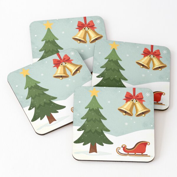 Item preview, xmas  snowy tree design colorful christmas scene designed and sold by SmashingDeals.