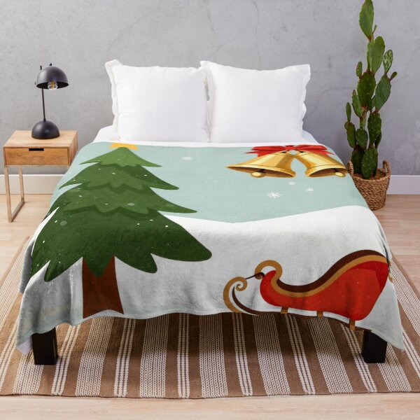 Item preview, xmas snowy tree design colorful christmas scene designed and sold by SmashingDeals.