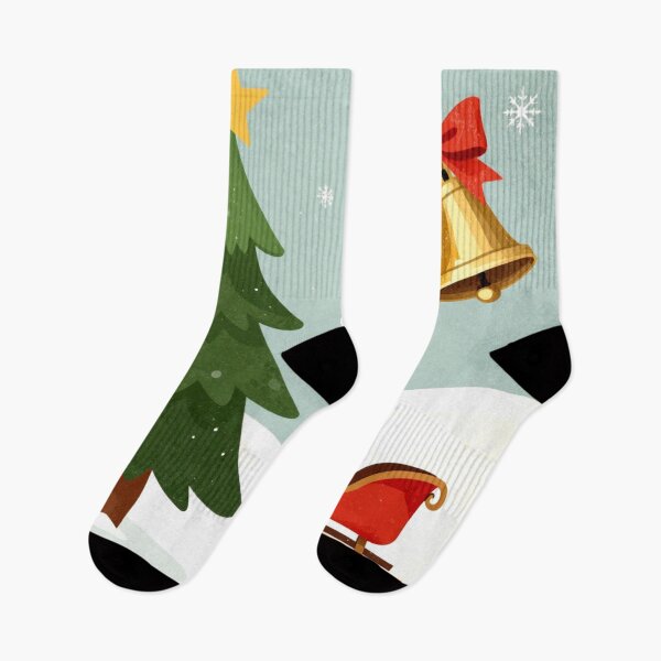 Item preview, xmas  snowy tree design colorful christmas scene designed and sold by SmashingDeals.