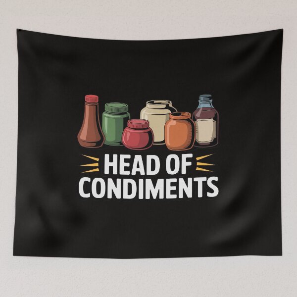 Item preview, Head Of Condiments Barbecue Grill BBQ Party Meat Cooking designed and sold by silladive.