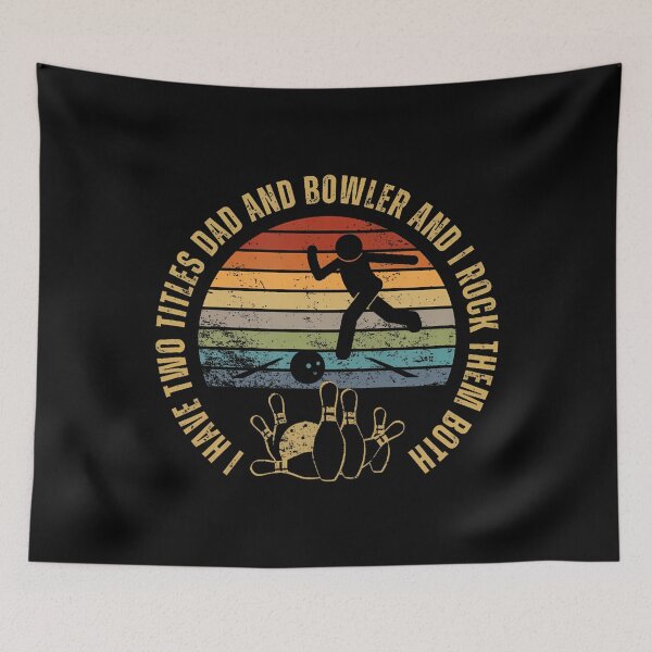 Item preview, Bowler And Dad Proud Men Funny Bowling designed and sold by DesireeAngela1.