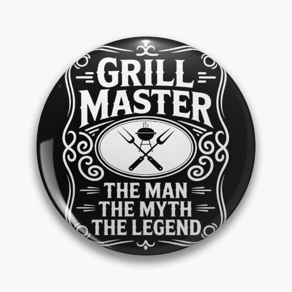 Item preview, Grill Master The Man The Myth Legend BBQ Smoker Gift designed and sold by silladive.