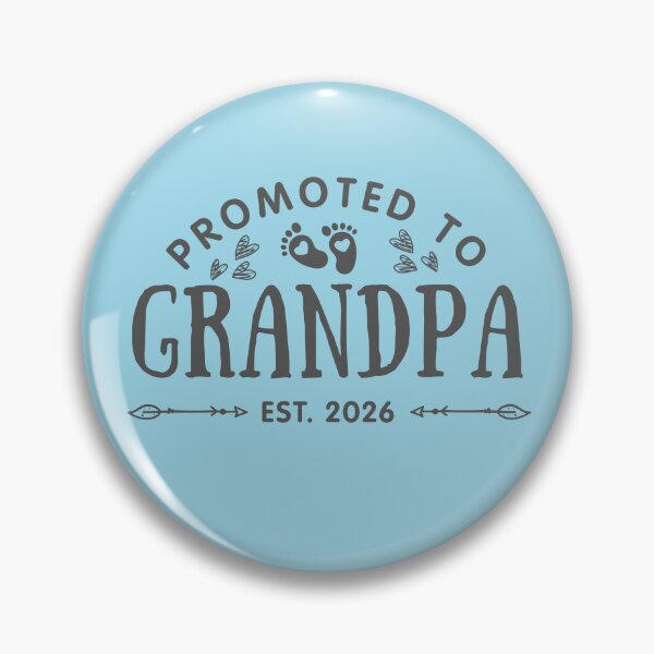 Item preview, Promoted to Grandpa EST 2026 - Funny Gift for New Grandpa in 2026 designed and sold by patternjp.