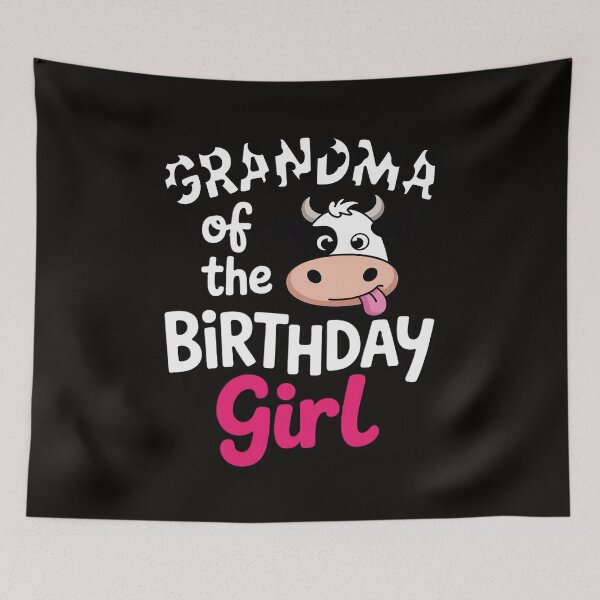 Item preview, Grandma Of The Birthday Girl Farm Cow 1St Birthday Girl designed and sold by silladive.