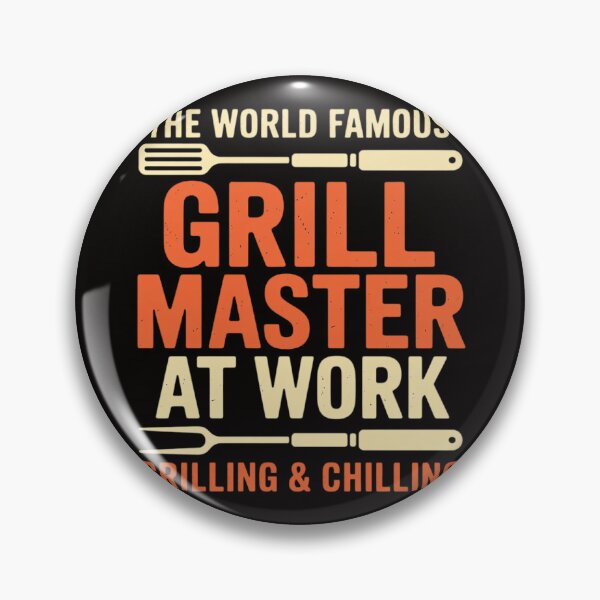 Item preview, Grill Master At Work Grilling Chilling Bbq Pitmaster designed and sold by silladive.
