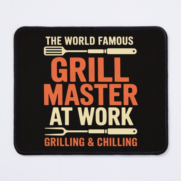 Item preview, Grill Master At Work Grilling Chilling Bbq Pitmaster designed and sold by silladive.