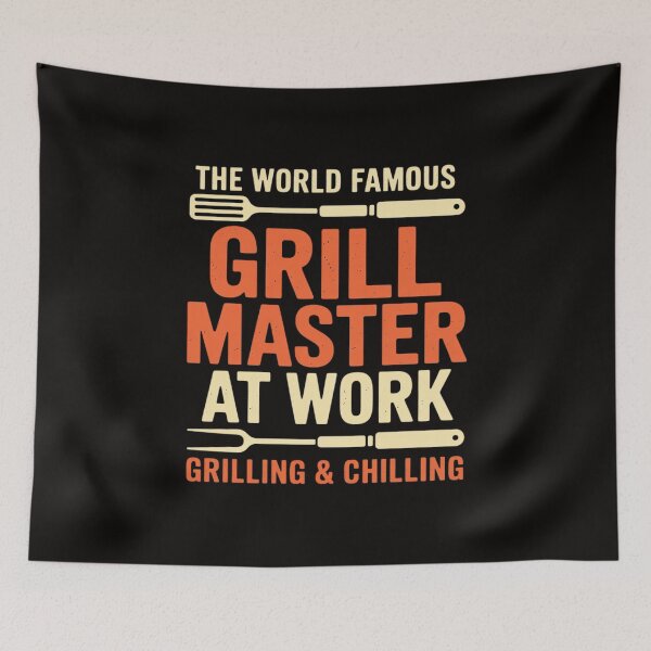 Item preview, Grill Master At Work Grilling Chilling Bbq Pitmaster designed and sold by silladive.