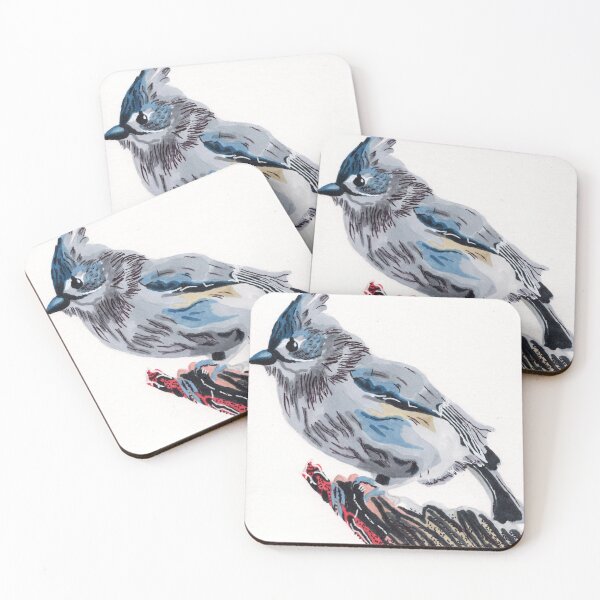 Item preview, Cute blue titmouse bird designed and sold by Watershadow.