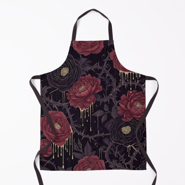 Item preview, Gothic Roses and Thorns designed and sold by Kaleidoscope Print.
