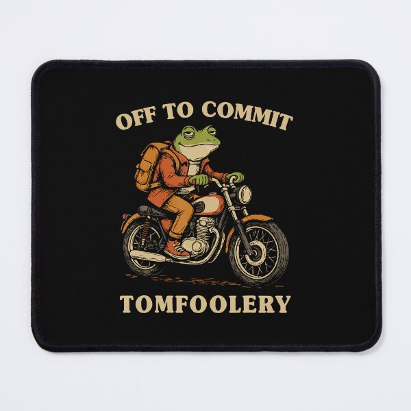 Item preview, Frog Toad Cottagecore Off To Commit Tomfoolery designed and sold by PatriciaKelsey.