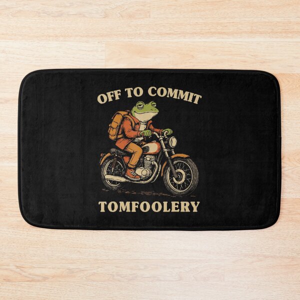 Item preview, Frog Toad Cottagecore Off To Commit Tomfoolery designed and sold by PatriciaKelsey.