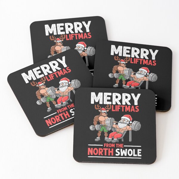 Item preview, North Swole Muscle, Weightlifting Santa, Muscle Santa, Christmas Gym, Fitness Santa, Gym Christmas, Holiday Lift, Weightlifting Holiday, Workout Santa, Festive Muscle, Strong Santa designed and sold by MonicaSophie.