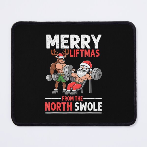 Item preview, North Swole Muscle, Weightlifting Santa, Muscle Santa, Christmas Gym, Fitness Santa, Gym Christmas, Holiday Lift, Weightlifting Holiday, Workout Santa, Festive Muscle, Strong Santa designed and sold by MonicaSophie.