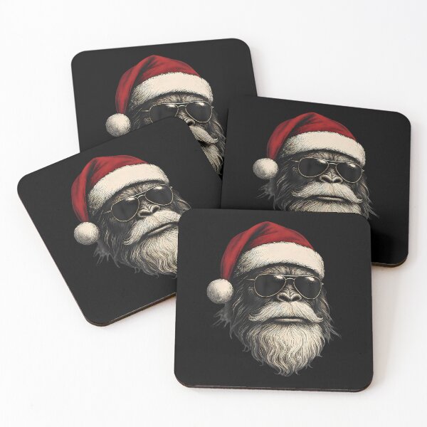 Item preview, Bigfoot Face Sunglasses Santa Christmas Funny Xmas Sasquatch designed and sold by KristinCleo.