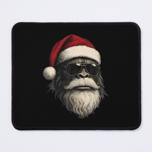 Item preview, Bigfoot Face Sunglasses Santa Christmas Funny Xmas Sasquatch designed and sold by KristinCleo.