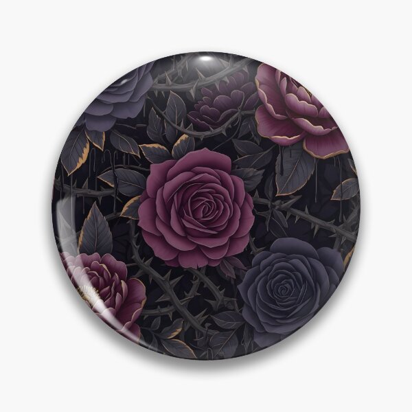 Item preview, Dark Gothic Rose Pattern designed and sold by Kaleidoscope Print.