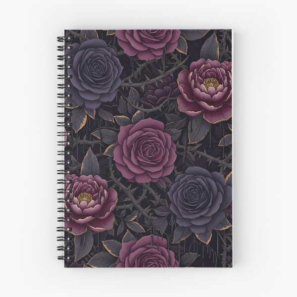 Item preview, Dark Gothic Rose Pattern designed and sold by Kaleidoscope Print.