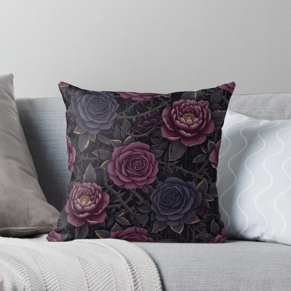 Item preview, Midnight Thorn Roses designed and sold by Kaleidoscope Print.