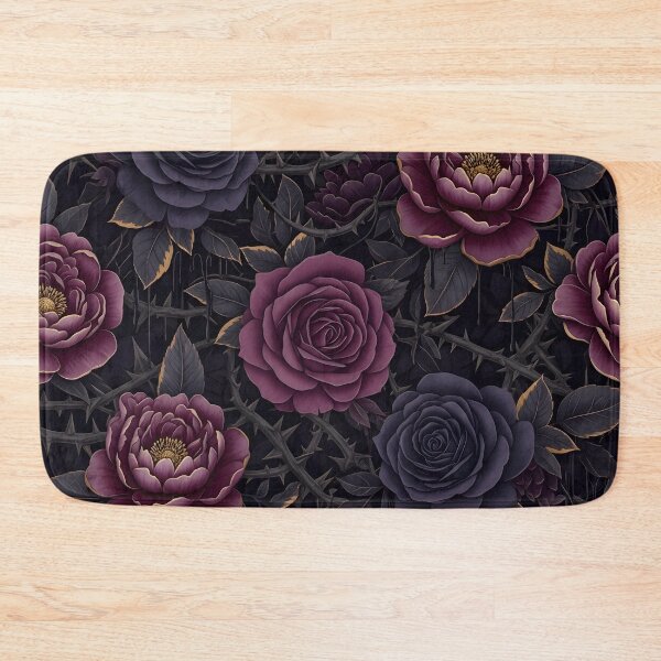 Item preview, Midnight Thorn Roses designed and sold by Kaleidoscope Print.
