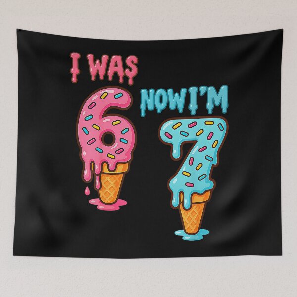 Item preview, Girl Gift Boy Birthday 7th Funny Classic Hands 7 Happy Now I'm Was I 6 designed and sold by RoniShorter.