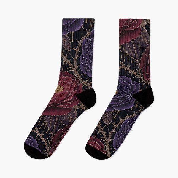 Item preview, Gothic Peony Night Garden designed and sold by Kaleidoscope Print.
