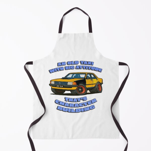 Item preview, Old Taxi With Big Attitude Funny XD Falcon Cartoon Car Art designed and sold by Michael van der Hoorn.