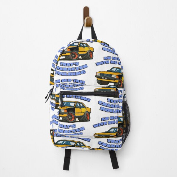 Item preview, Old Taxi With Big Attitude Funny XD Falcon Cartoon Car Art designed and sold by Michael van der Hoorn.