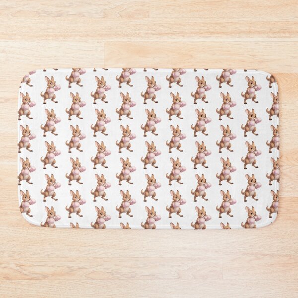 Item preview, Cute Cartoon Kangaroo Boxer: Athletic Animal Character in Pink Gloves designed and sold by RudArtAI.