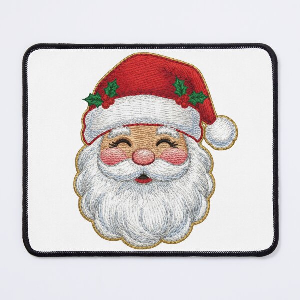 Item preview, Embroidered Santa Claus Jolly Christmas designed and sold by chattsuede.