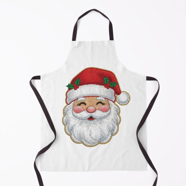 Item preview, Embroidered Santa Claus Jolly Christmas designed and sold by chattsuede.