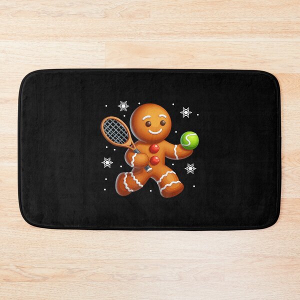 Item preview, Gingerbread Playing Tennis Christmas Cookie Player Team designed and sold by MonicaSophie.