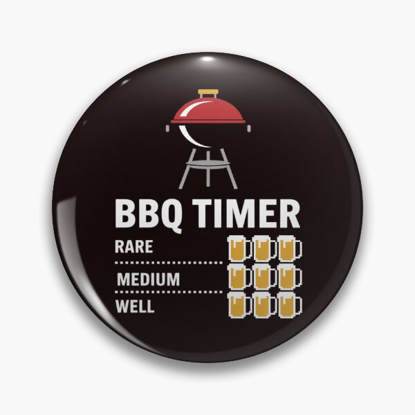 Item preview, BBQ Timer Barbecue  Grill Grilling Gift designed and sold by hettingerchaim.