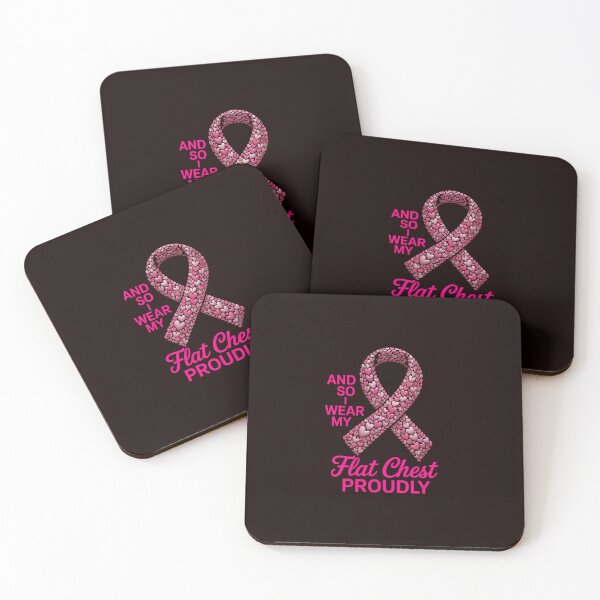 Item preview, Breast Cancer And So I Wear My Flat Chest Proudly designed and sold by hettingerchaim.