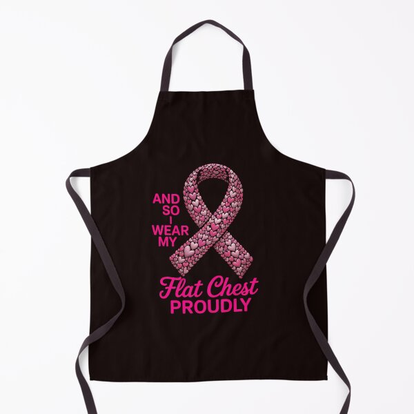 Item preview, Breast Cancer And So I Wear My Flat Chest Proudly designed and sold by hettingerchaim.