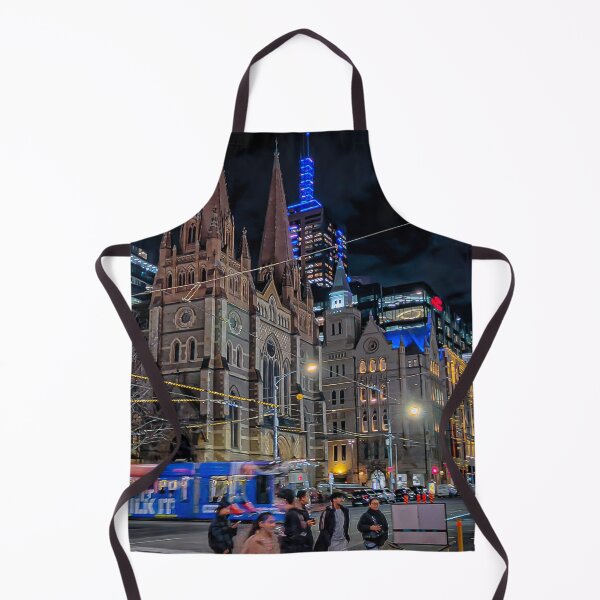 Item preview, Flinders and Swanston night time visit - Melbourne, Victoria, Australia designed and sold by Steven Jodoin.