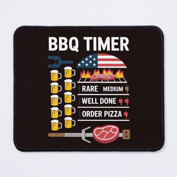 Item preview, BBQ Timer - Barbecue Grill Grilling Gift designed and sold by hettingerchaim.