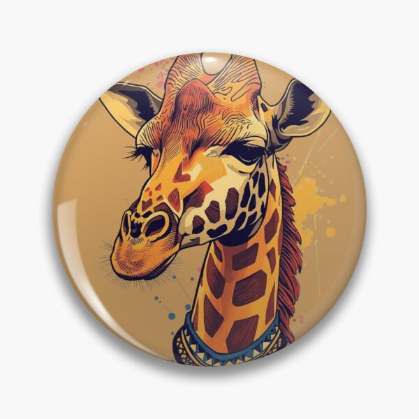 Item preview, Towering Perception Giraffe — Ancestral Art  Symbolic Streetwear Tee designed and sold by SavannaStrikes.