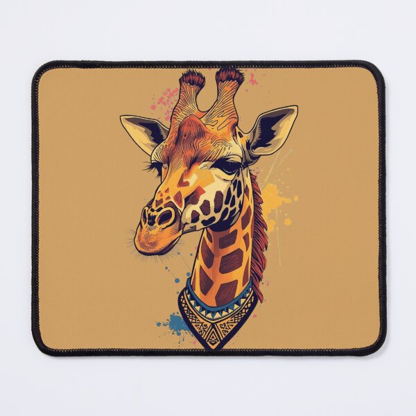 Item preview, Towering Perception Giraffe — Ancestral Art Symbolic Streetwear Tee designed and sold by SavannaStrikes.