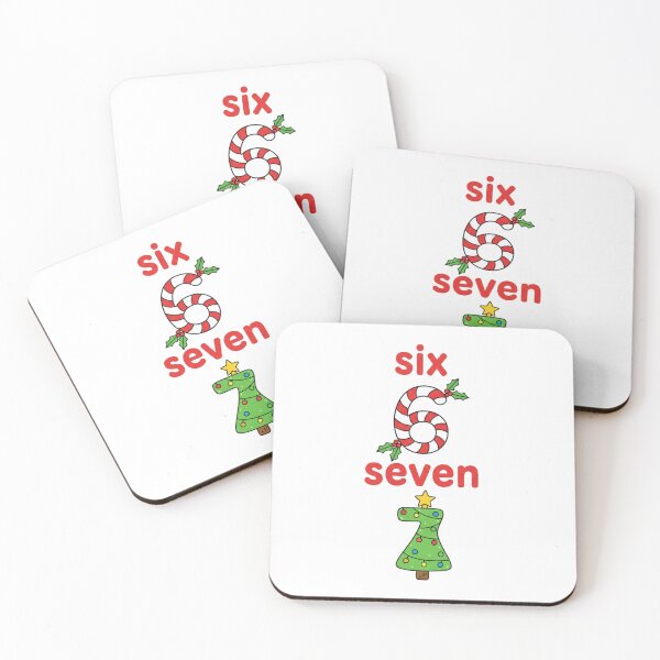 Item preview, Six Seven Meme Funny Festive Christmas Numbers designed and sold by chattsuede.