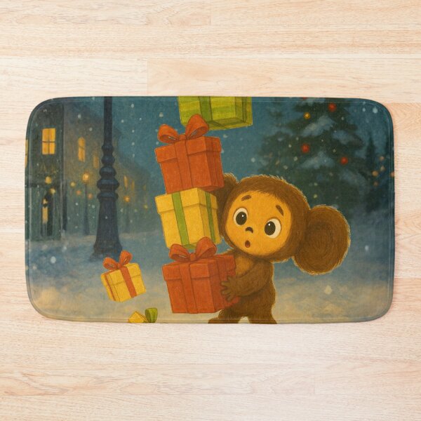 Item preview, Cheburashka and the Wobbling Gift Tower designed and sold by Russian101.