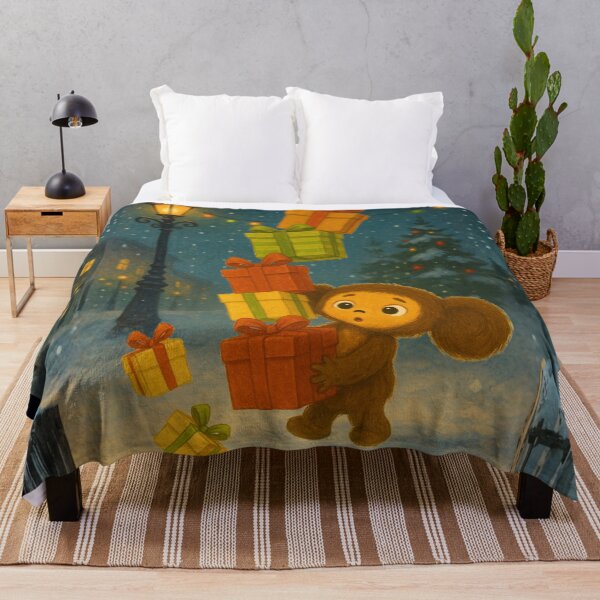 Item preview, Cheburashka and the Wobbling Gift Tower designed and sold by Russian101.