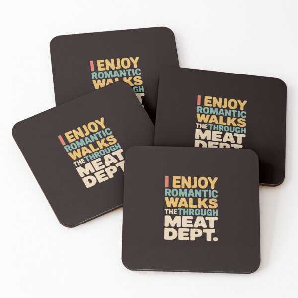 Item preview, BBQ Romantic Walks Meat Dept Meat Smoking Gift designed and sold by hettingerchaim.