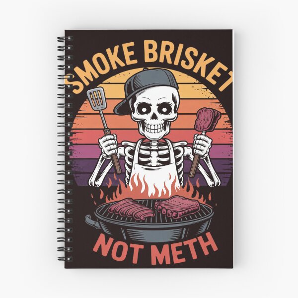 Item preview, BBQ Skeleton Smoke Brisket Not Meth Grilling Master designed and sold by hettingerchaim.