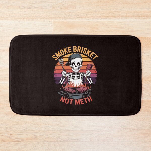 Item preview, BBQ Skeleton Smoke Brisket Not Meth Grilling Master designed and sold by hettingerchaim.