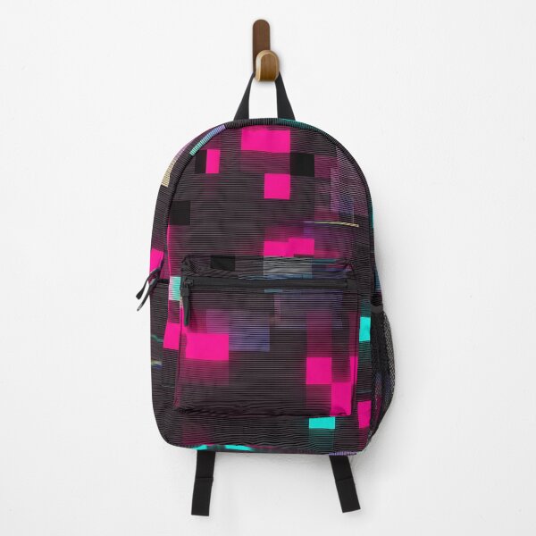 Item preview, Neon Pixel Glitch Pattern designed and sold by Kaleidoscope Print.
